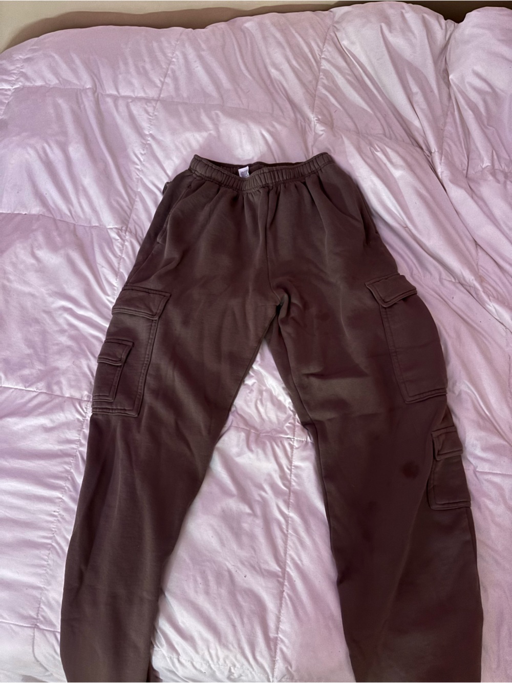 woman’s Brown Cargo Jogger Pants
